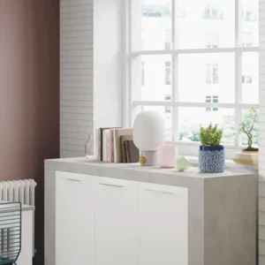 Madia 3 ante ambit cemento bianco cm.144x42x160h