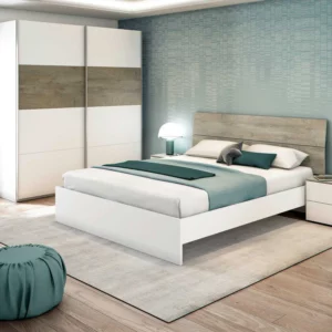 Stanza da letto Bianco Artik e Rovere Alaska
