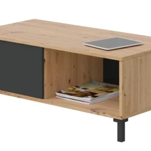 Tavolo da caffe rovere antracite 100x50x40h