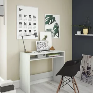 Scrittoio cm 79x43x79h bianco alpes