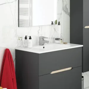 Mobile bagno lotto 2cassetti e 1piano 80x80x45h