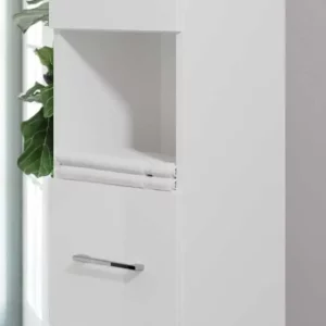 Colonna bagno venere cm.31,6x33,5x195h bianco lucido