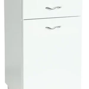 Mobile multiuso 2cassetti+1anta 35x34x84h bianco