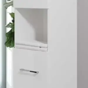 Colonna bagno venere cm.31,6x33,5x195h bianco lucido