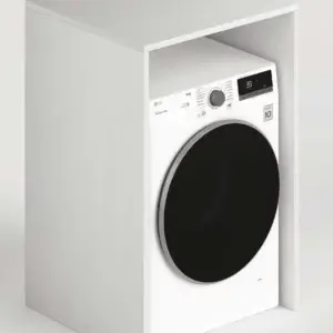 Copriasciugatrice in kit bianco frassinato Laundry