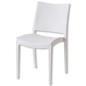 Cod.art. MK-FLAT-BI Realizzata in PP Dimensioni (cm.): 56,5 x 44 x 81h Colore: bianco