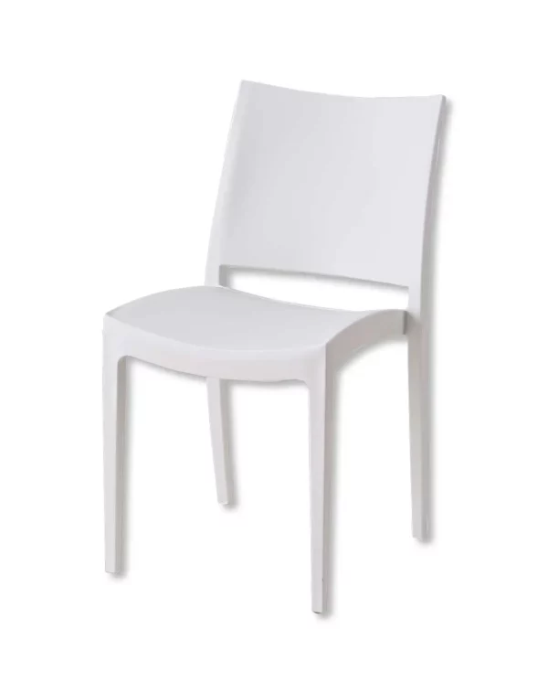 Cod.art. MK-FLAT-BI Realizzata in PP Dimensioni (cm.): 56,5 x 44 x 81h Colore: bianco