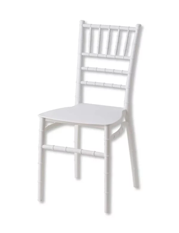 Cod.art. MK-WEDDING-BI Realizzata in PP Dimensioni (cm.): 48 x 41 x 88,5h Colore: bianco