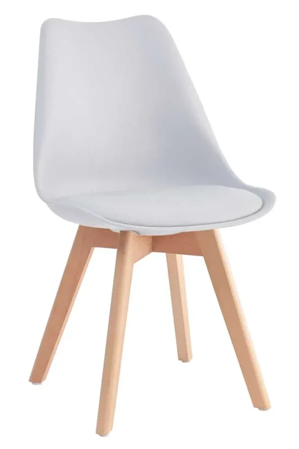 Sedia Nordik Wood in Polipropilene con cuscino - immagine 3