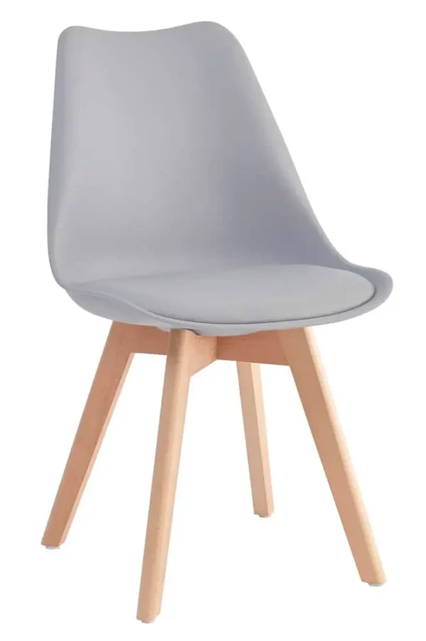 Sedia Nordik Wood in Polipropilene con cuscino - immagine 4
